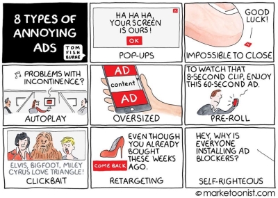 8 loại quảng cáo đáng ghét